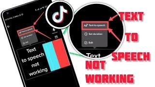 How To Fix TikTok Text to Speech Not Working or Not Showing on Android