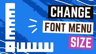 How To Change Font Menu Size In Wix