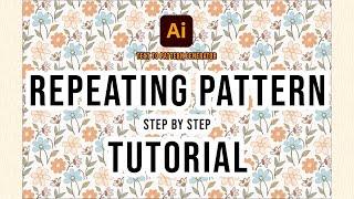 Textile Print Design in Illustrator: Seamless Repeating Pattern Texture  Illustrator Tutorial 2025