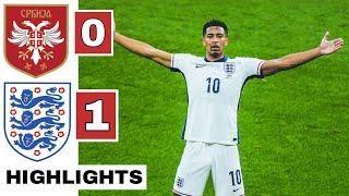 Serbia vs England (0-1) HIGHLIGHTS: Jude Bellingham GOAL | EURO 2024