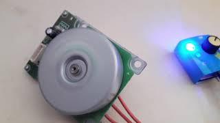 3 phase brushless motors from photocopier photocopy machines..Driven using an ESC + servo tester..