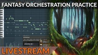 Composing From Scratch - Relaxing Fantasy Orchestral Music in FL Studio