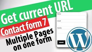 Identifying submitted page url for Contact form 7, How to get current url in contact form 7