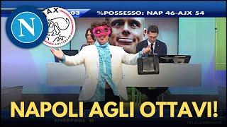 GOL DI NAPOLI AJAX 4-2: POKER AL MARADONA E QUALIFICAZIONE AGLI OTTAVI!