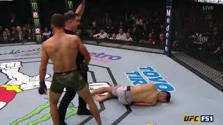 Yair Rodriguez's INSANE UPWARD ELBOW KO Vs. Korean Zombie