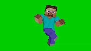 minecraft steve dance green screen