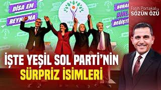 Kapanma İhtimali Olan Yeşil Sol Parti Listeleri Açıklandı! "SÜRPRİZ İSİMLER" Aday Oldu!