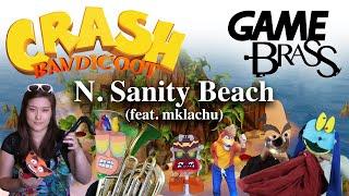 Crash Bandicoot "N. Sanity Beach" Otamatones and Brass (feat. @mklachu)