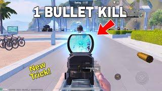 New Trick 1 BULLET KILL in BGMI/PUBG MOBILE