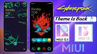Cyberpunk 2077 MIUI 12.5 & MIUI 13 Theme |  How To Download Cyberpunk Theme In Xiaomi/Redmi And Poco