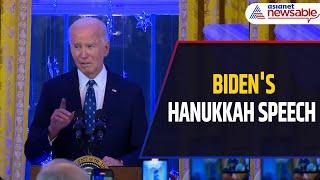 Biden in Hanukkah Address Shows Commitment to Secure Release of Israeli Hostage | Asianet Newsable