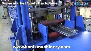 Supermarket shelf Backplane Panel Roll Forming Machine/pallet rack /warehouse rack