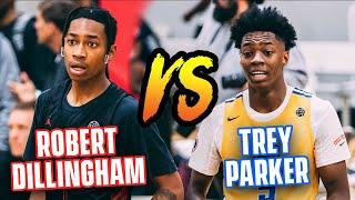 Robert Dillingham and Trey Parker GO AT IT in EYBL Matchup! 