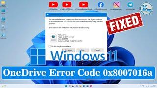  How To Fix OneDrive Error Code 0x8007016a in Windows