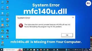 How To Fix mfc140u.dll Error? #mfc140udll #error #errorfix #errors #dll #dlldownload #windows