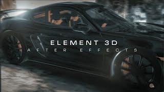 Element 3D | Adding CGI Car | After effects