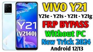 ⭐⭐VIVO Y21e (V2140) FRP BYPASS WITHOUT COMPUTER ANDROID 12 LATEST METHOD done  2024⭐⭐