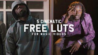 Music Video LUT Pack | 5 FREE Cinematic LUTs