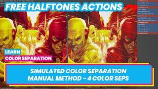 How to Do Simulated Color Separation in Photoshop for Screen Printing - step by step tutorial