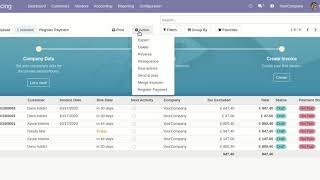 Merge Invoices Odoo