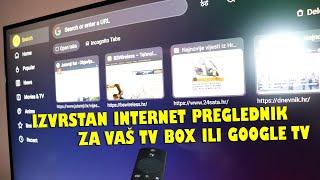 Treba vam internet preglednik za Google TV ili Android TV box? Probajte Open TV Browser