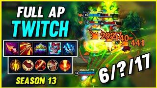 Twitch Wild Rift - Full AP Twitch is still good in season 13 | AP Twitch Build & Rune For Patch 5.1