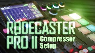 RODECaster Pro II Compressor Settings & Explanation