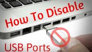 How to Disable USB Ports | To Protect From USB Killer, Viruses, Bad Guys.