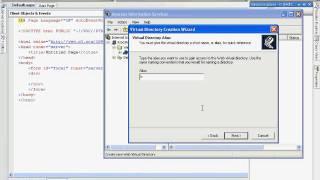 how to create virtual directory