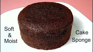 How to make soft and moist Chocolate Cake sponge recipe