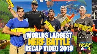 WORLDS LARGEST NERF BATTLE - #JENB4 Recap 2019