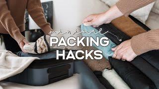 25 Minimalist Packing Hacks | How to Pack Better, Organization Tips & Travel Essentials