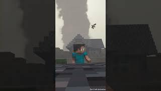 Steve Vs Tornado An Minecraft Animation #shots