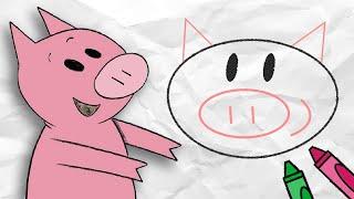 How to Draw Piggie | Drawing Videos For Kids ️ | Mo Willems Workshop