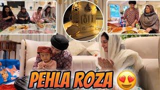 Pehla Roza Alhamdulillah | Sehri Se Iftar Tak | Decor ka Saman Tod Diya | Ramadan vlog