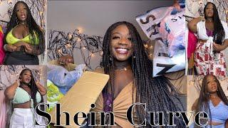 I spent over $200| Huge Summer Plus Size Shein Curve Haul | KrissySpeaks