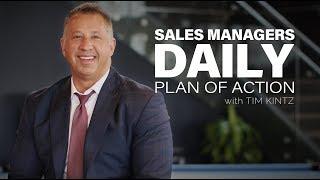 Sales Manager Daily Action Plan