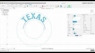 Fusion 360 Quick Tip - How to Create Text on Circle