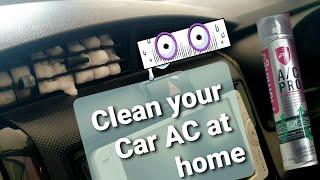 || How to Clean Car AC at Home || Get Rid of Bad Smells ||