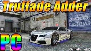 GTA 5 PC - TRUFFADE ADDER [Customization Guide & Speed Test] Fully Upgraded Super Car