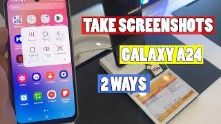 SAMSUNG GALAXY A24: 2 WAYS TO TAKE SCREENSHOTS