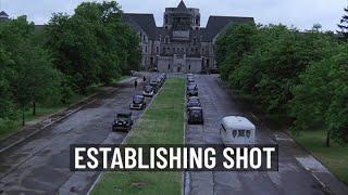 Establishing Shot - The Shawshank Redemption (1994) - Camera shot, Camera angle, Camera movement