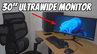 CRUA 30 Inch Ultrawide Curved Monitor Review - sRGB 100HZ