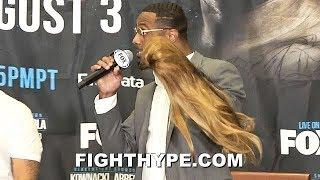 (WOW!) PASCAL CALLS MARCUS BROWNE "WOMAN BEATER"; PULLS OUT FEMALE WIG AND DARES HIM "KNOCK ME OUT"
