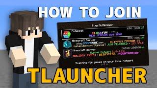 How to Join a Minecraft server on TLauncher? (2025)