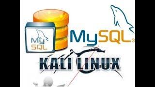 Mysql server installation and configuration in kali Linux