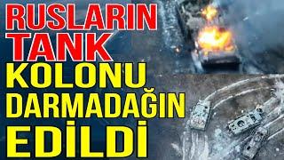 Rusiyaya ağır zərbə - Tank kolonu məhv edildi - Xəbəriniz Var? - Media Turk TV