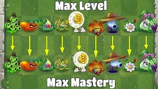 Plants Vs Zombies 2 Max Level Team Plants Vs Max Mastery Team Plants