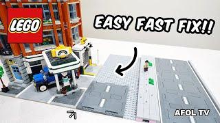 EASY FIX: Fit old Modulars to New LEGO Road Plates!