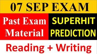 FINAL PREDICTION FOR 7 SEPTEMBER IELTS EXAM , 7 September 2024 Ielts exam, 7 September IELTS Test